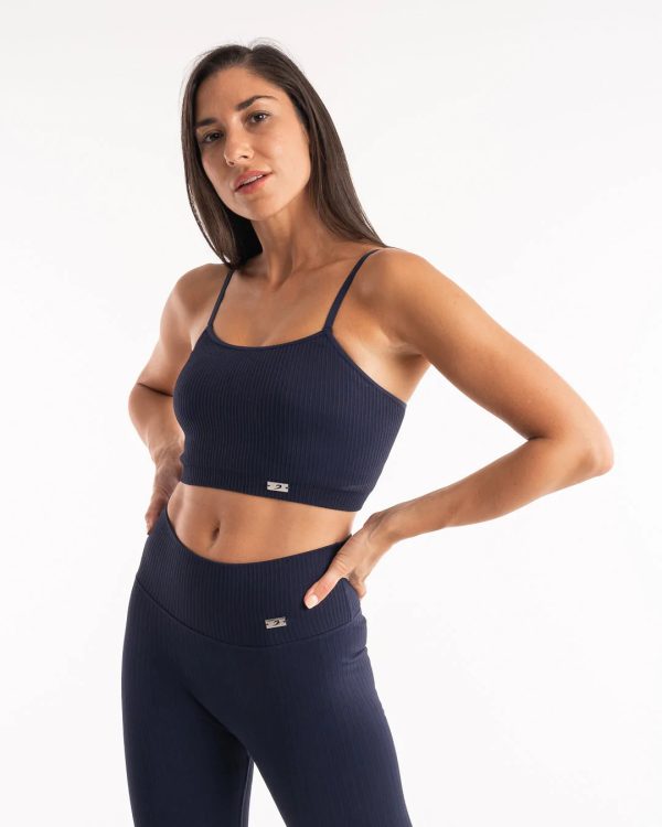 ALEJANDRA TANK BRA NAVY