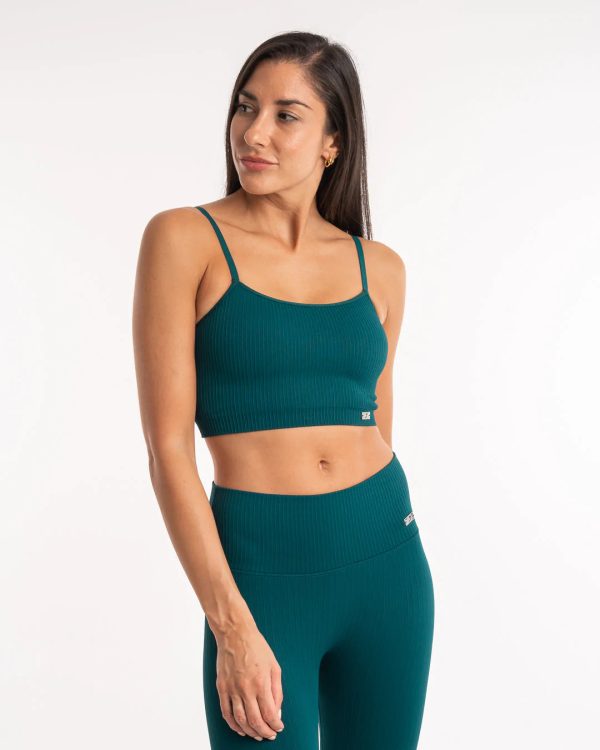 ALEJANDRA TANK BRA TEAL