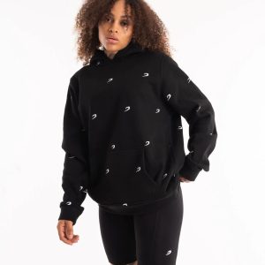 ALL OVER STRIKE HOODIE BLK