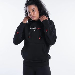 BOXING IS LOVE HOODIE BLK