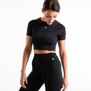 CROP TOP BLK