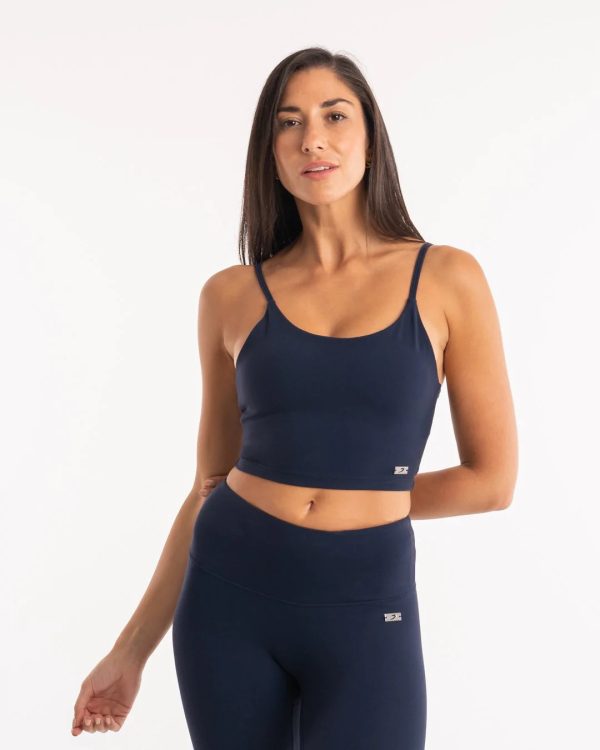 DELIA TANK BRA NAVY