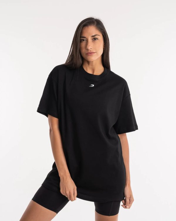 OVERSIZED STRIKE T SHIRT BLK