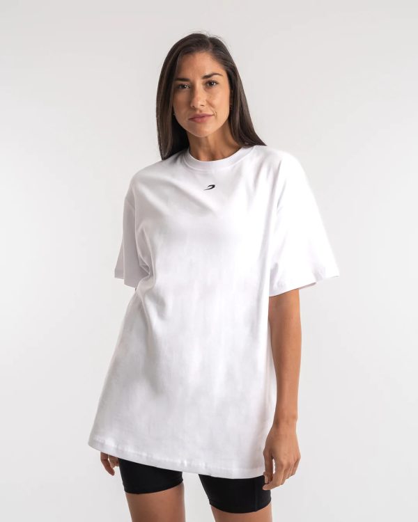 OVERSIZED STRIKE T SHIRT WHITE