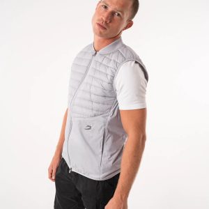 NELSON GILET LIGHT GREY