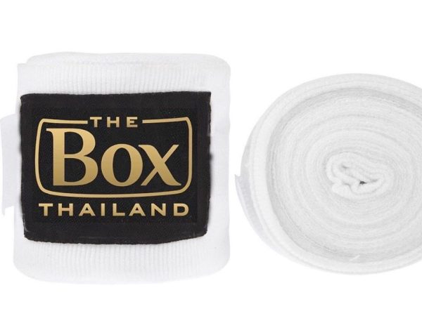 theBOXofficialHandWrapsWhite